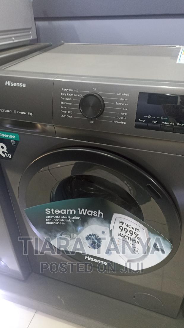 Hisense Wfqp8014evmt 8kg Front Load Washing Machine - main view