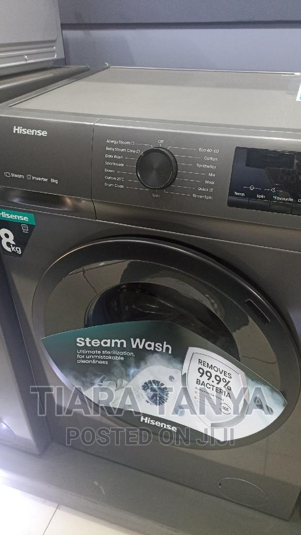 Hisense Wfqp8014evmt 8kg Front Load Washing Machine - thumbnail 3