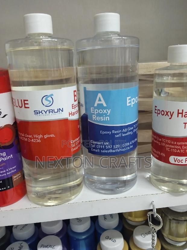 Epoxy, Resin and Hardner Arts. 1kg - thumbnail 3