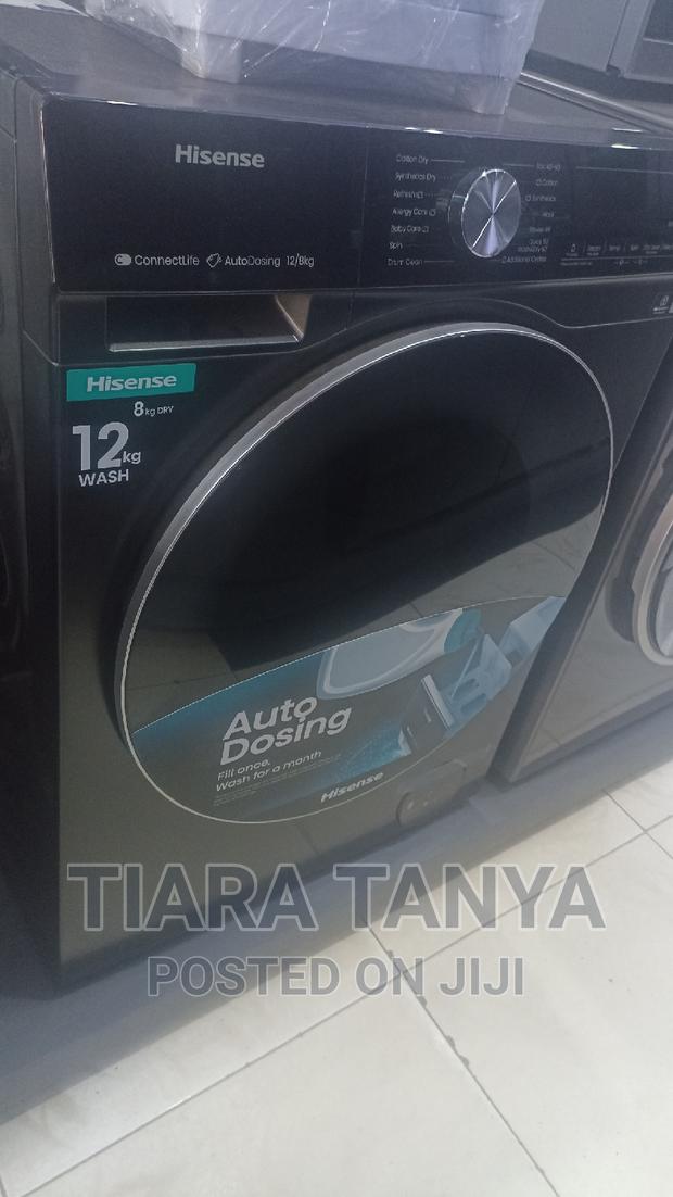 Hisense 12kg, 8kg Dryer Front Load Automatic Washing Machine - thumbnail 2