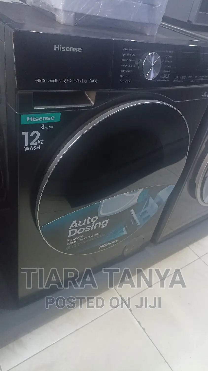 Hisense 12kg, 8kg Dryer Front Load Automatic Washing Machine