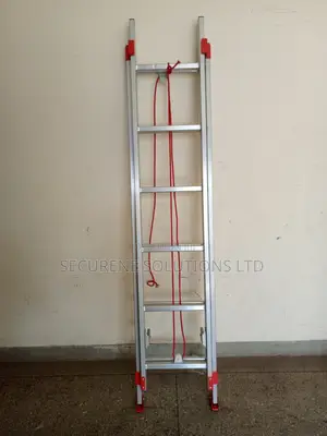 Aluminum 2 Section Ladder 2*6steps/12ft In Rope Pulley