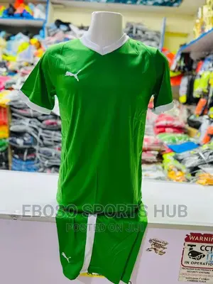 Black Puma Football Uniform