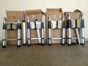 Aluminum Double Telescopic Ladders on Offer
