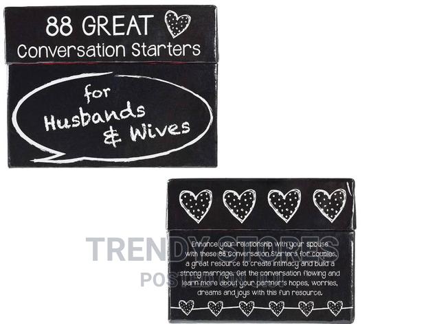 Conversation Starter Card Game - main view