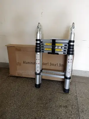 Aluminum Double Telescopic Ladder 3.8m Straight (1.9*1.9)M A