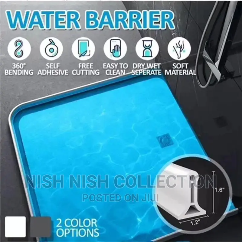 Silicone Shower Water Barrier