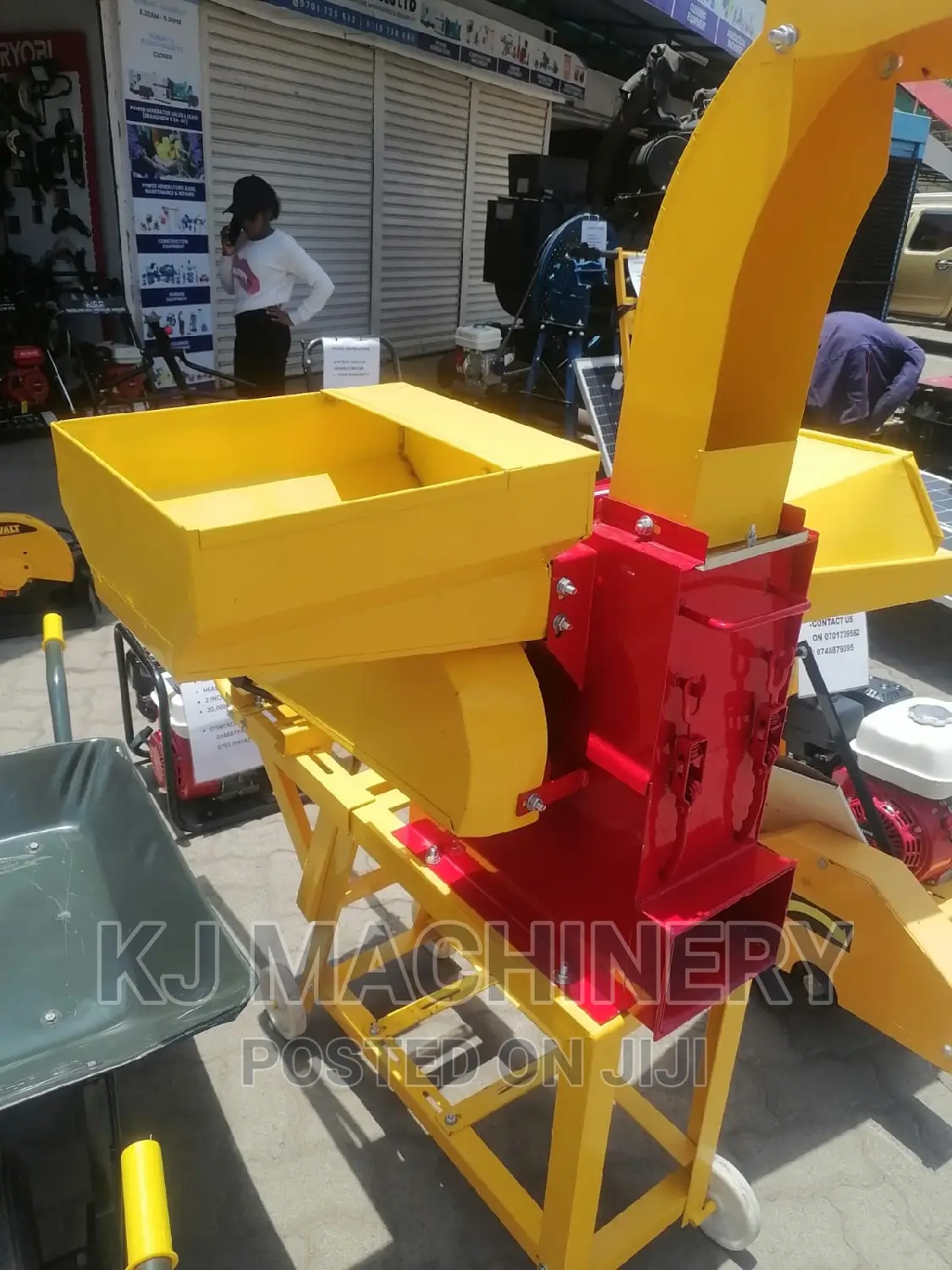Single Phase Electric Powered Chaff Cutter-Feedchopper