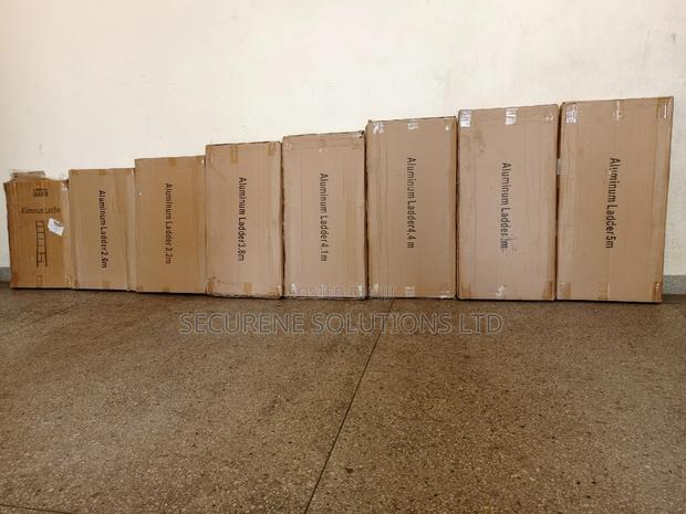 Aluminum Single Telescopic Ladder Diff Sizes On Offer - thumbnail 4