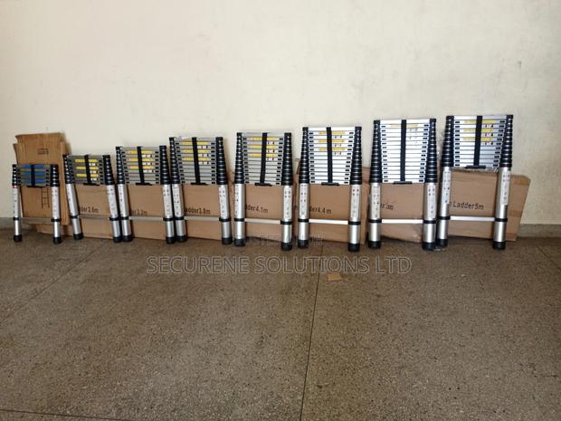 Aluminum Single Telescopic Ladder Diff Sizes On Offer - thumbnail 6