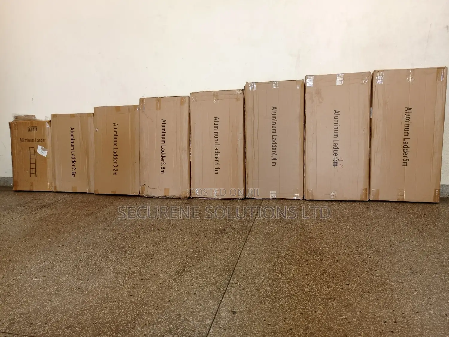 Aluminum Single Telescopic Ladder Diff Sizes On Offer