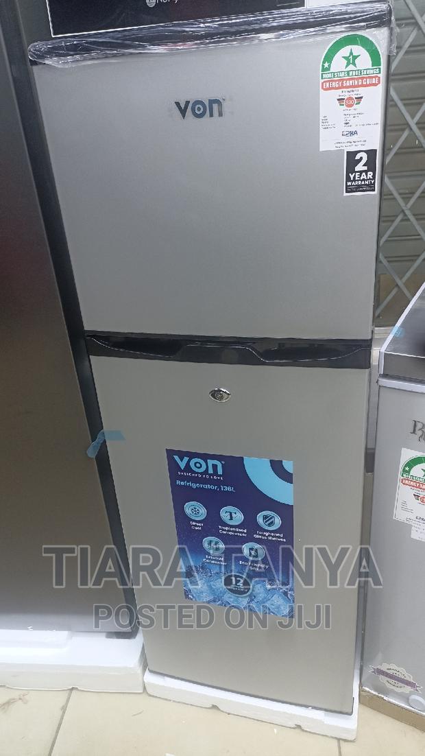 Von Vart-22dhs Double Door Fridge 134l - SilverBy Von - thumbnail 4