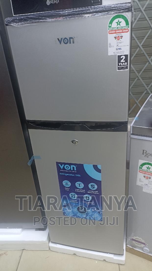 Von Vart-22dhs Double Door Fridge 134l - SilverBy Von - thumbnail 5