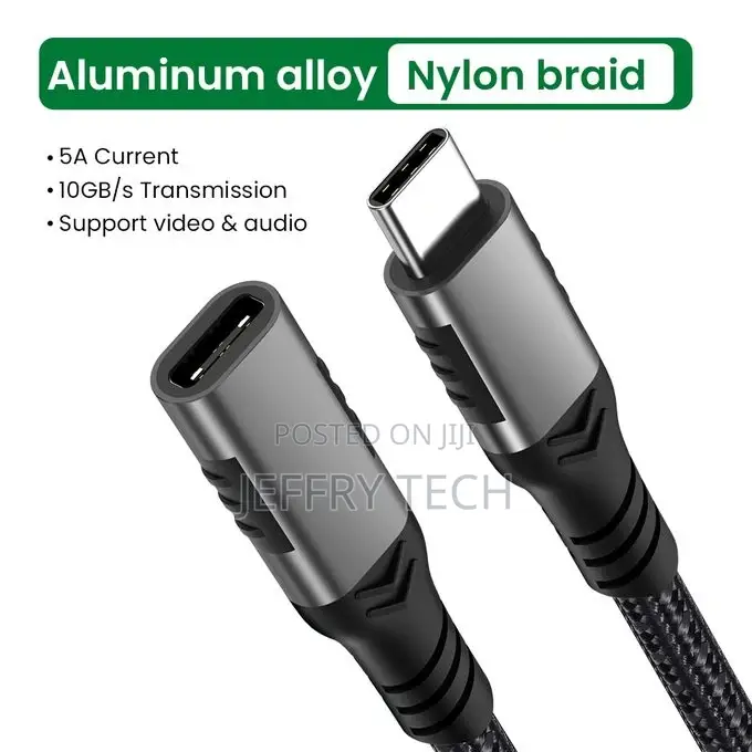 USB C Extension Cable Male to Female Type C USB3.2 Gen2 Full