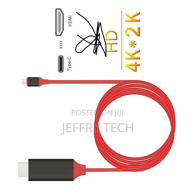 Type TV Cable USB C to Hdmi-Compatible Cable 2M Type-C Micro - thumbnail 2