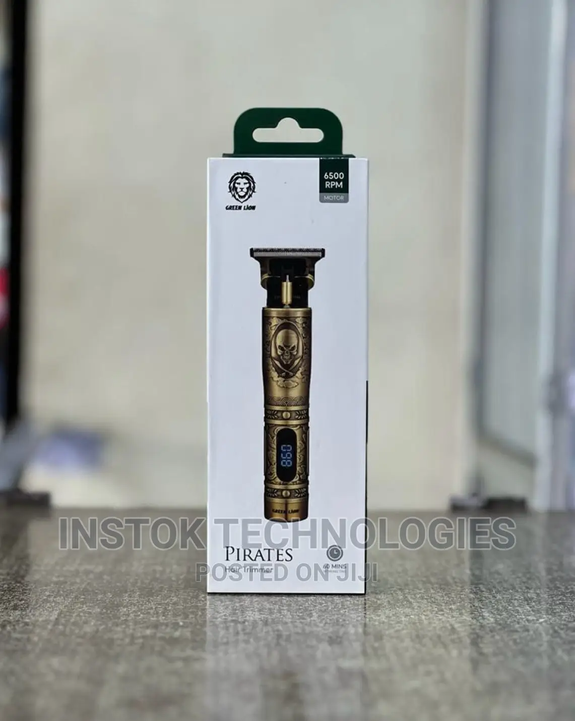 Green Lion Pirates Hair Trimmer With 3 Clippers