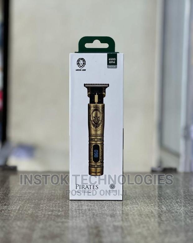 Green Lion Pirates Hair Trimmer With 3 Clippers - main view