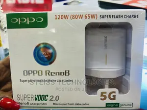 Oppo Reno 8 Supervooc 120W Charger