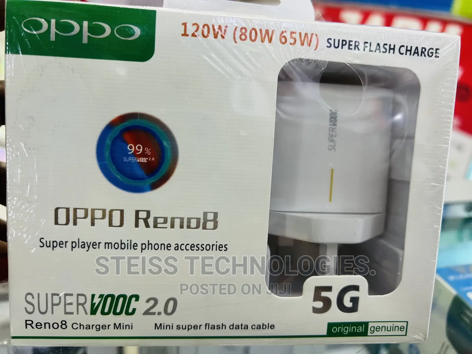 Oppo Reno 8 Supervooc 120W Charger