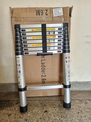 Aluminum Single Telescopic Ladder 2.7m - thumbnail 2