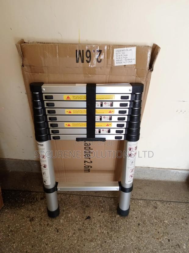Aluminum Single Telescopic Ladder 2.7m - thumbnail 4