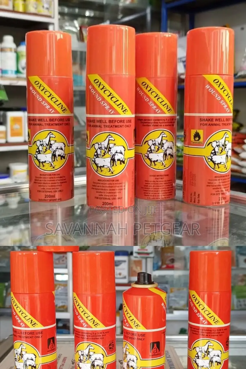 Oxcycline Wound Spray for Animals Foot and Mouth Treatment