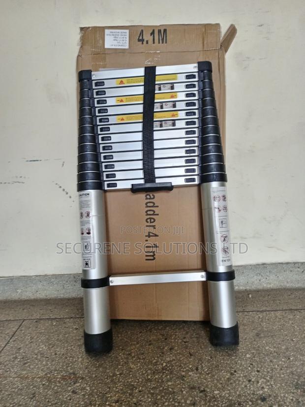 Aluminum Single Telescopic Ladder 4.1metrrs - main view
