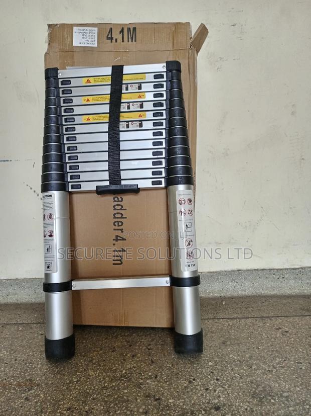 Aluminum Single Telescopic Ladder 4.1metrrs - thumbnail 4