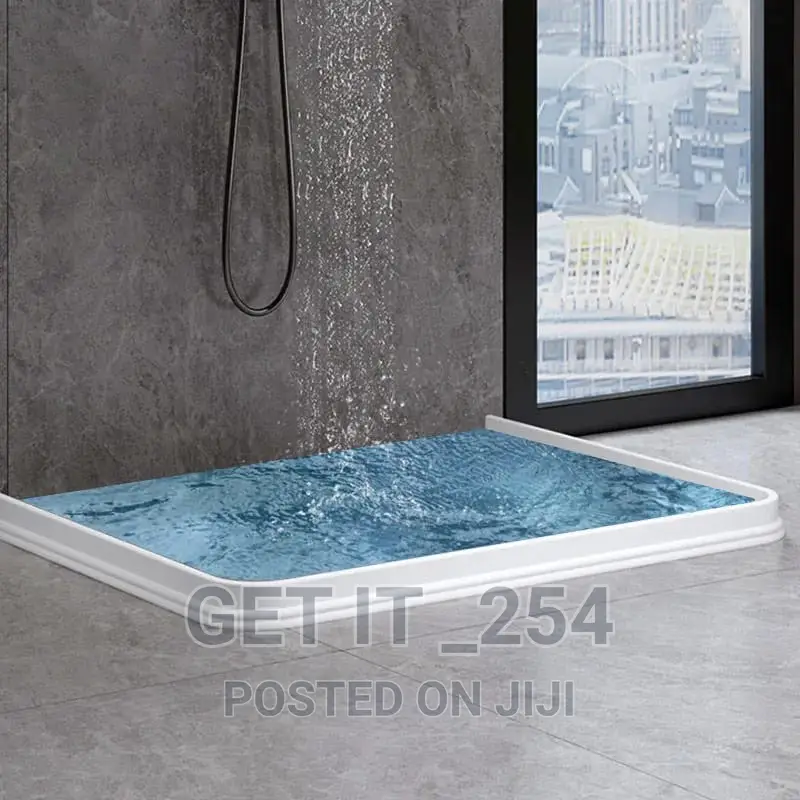 Self-Adhesive Silicone Bathroom Water Stopper Water