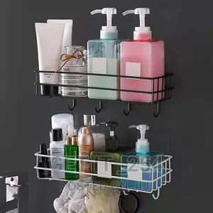 Bathroom Organizer With Hooks