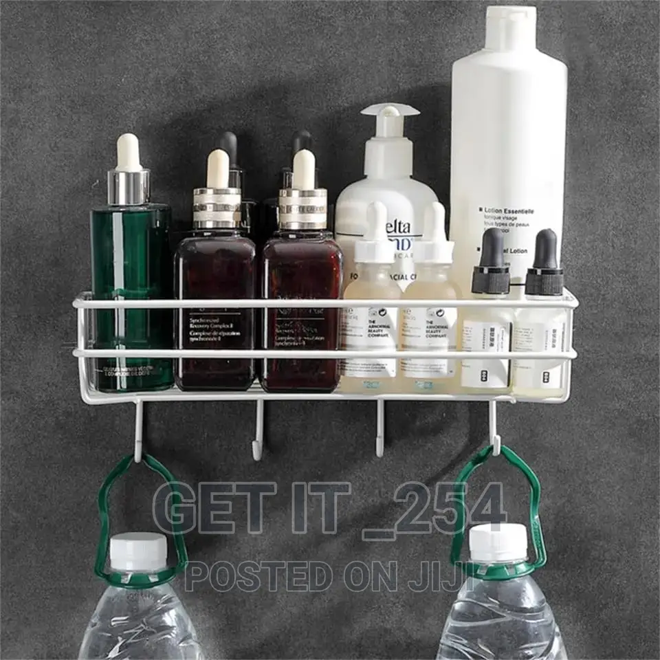 Bathroom Organizer With Hooks