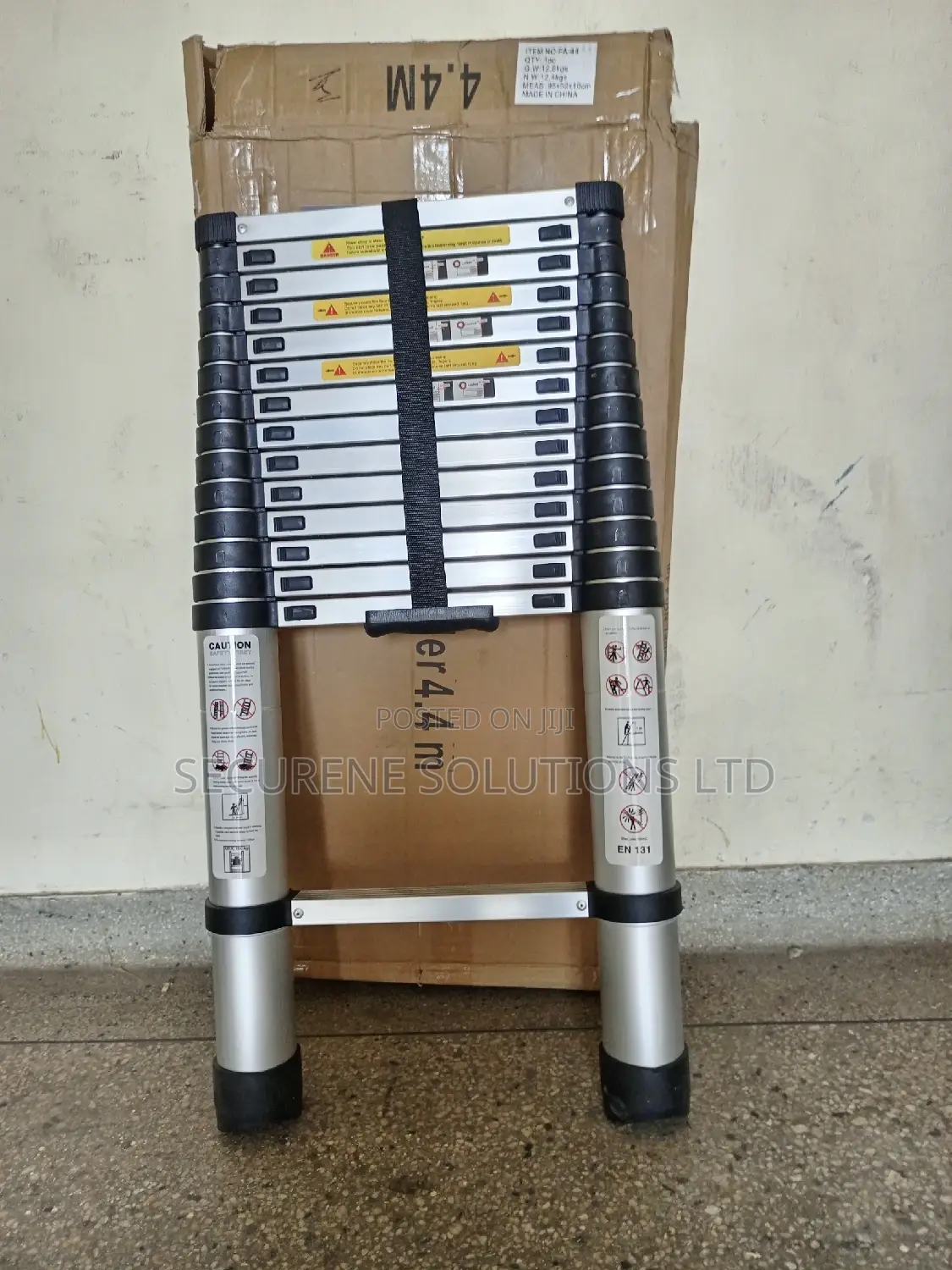 Aluminum Single Telescopic Ladder 4.4meters/14.5ft