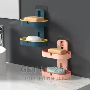 2 Tier Soap Dish Material: Plastic
 Size: 13.3*8*15.5