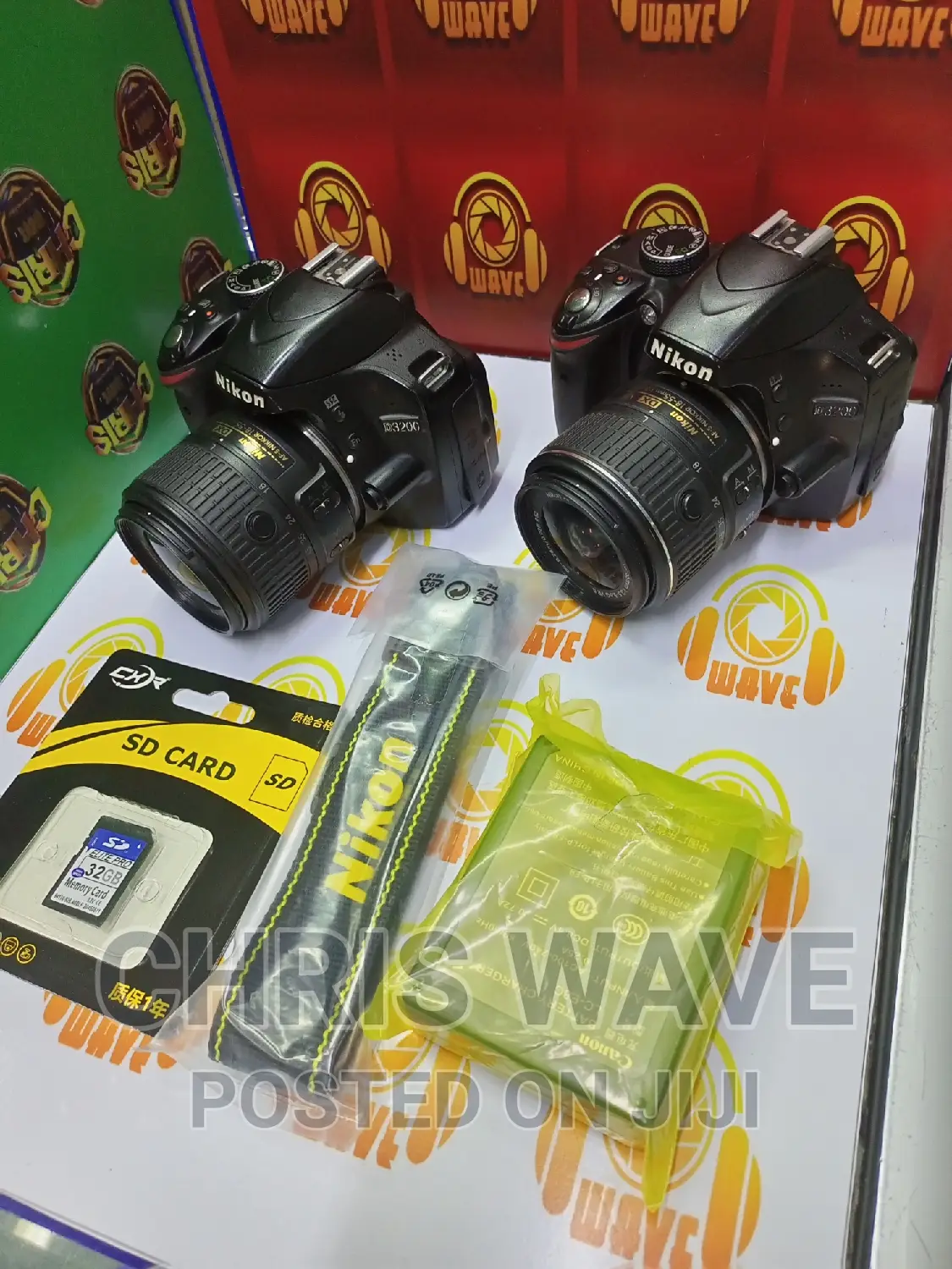 Nikon D3200 With Mic Port and Free 32GB