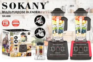2 in 1, 5000 Watts Sokany Commercial Blender