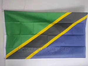 Country National Flag for Tanzania - 36by58 Inch Polyester