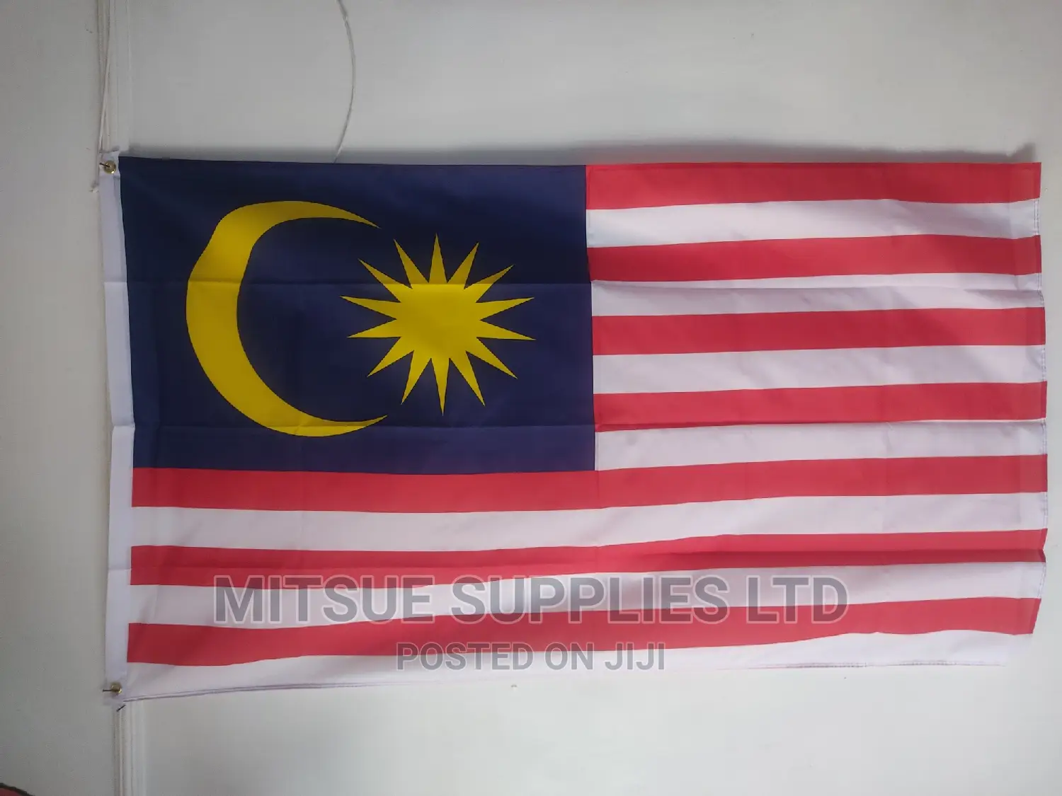 Country National Flag for Malaysia 38 by 58 Inch Polyester