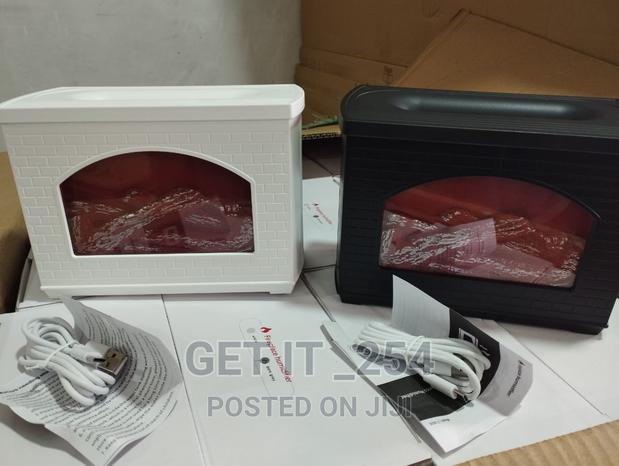 3D Fireplace Aromatherapy Diffuser Cool Mist Humidifier - thumbnail 3