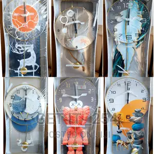 2 in 1 Wall Clock Decor for Living or Entrywa