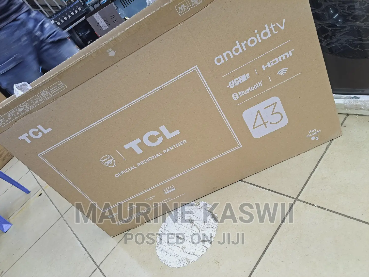 TCL 43′′ S5400A (2023) FHD Smart Android Frameless TV –