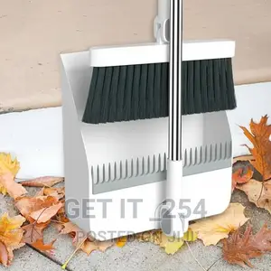 180° Rotating Long Broom Scoop Folding Dustbin Pan