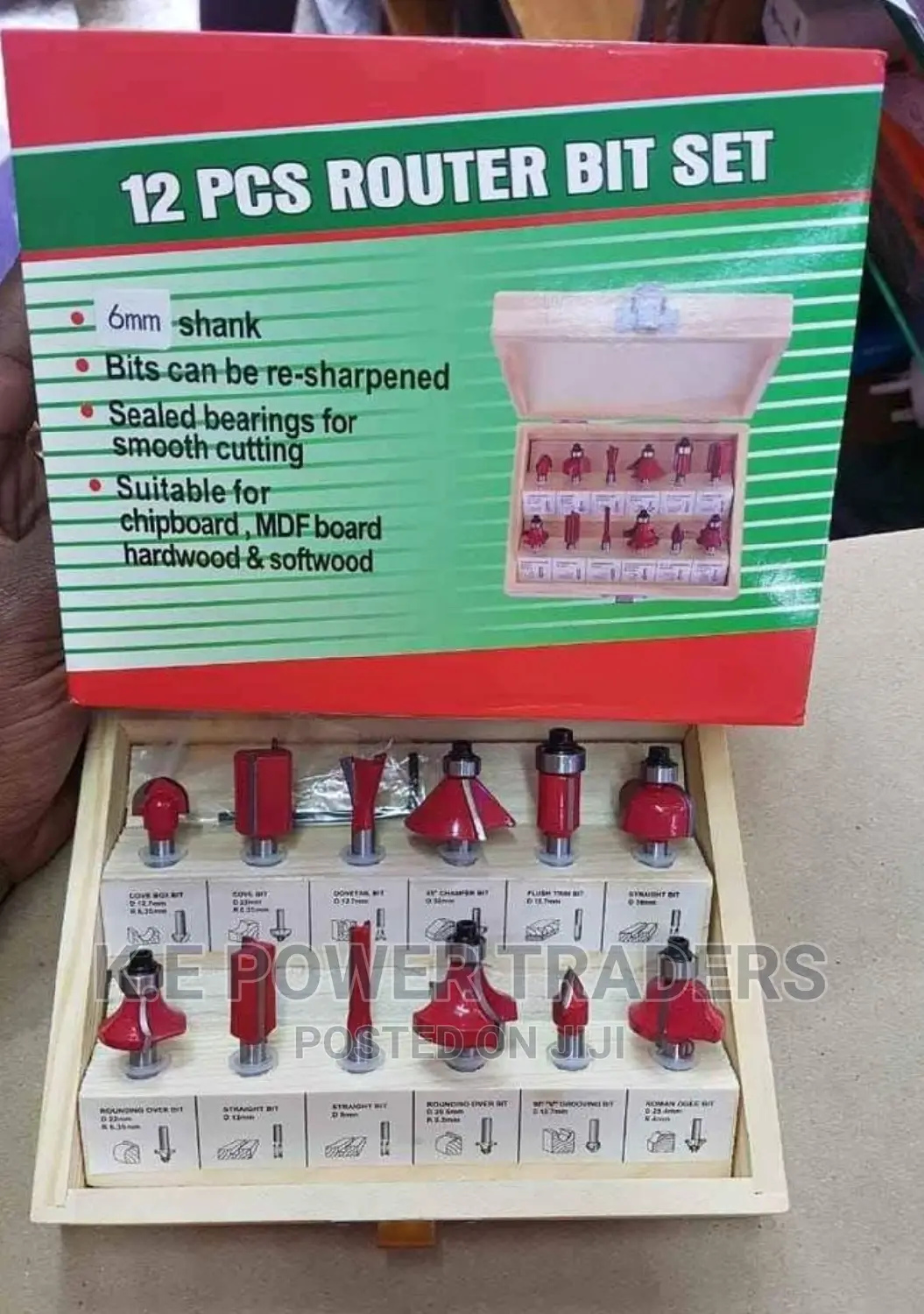 6mm-12mm Shank Router Bits
