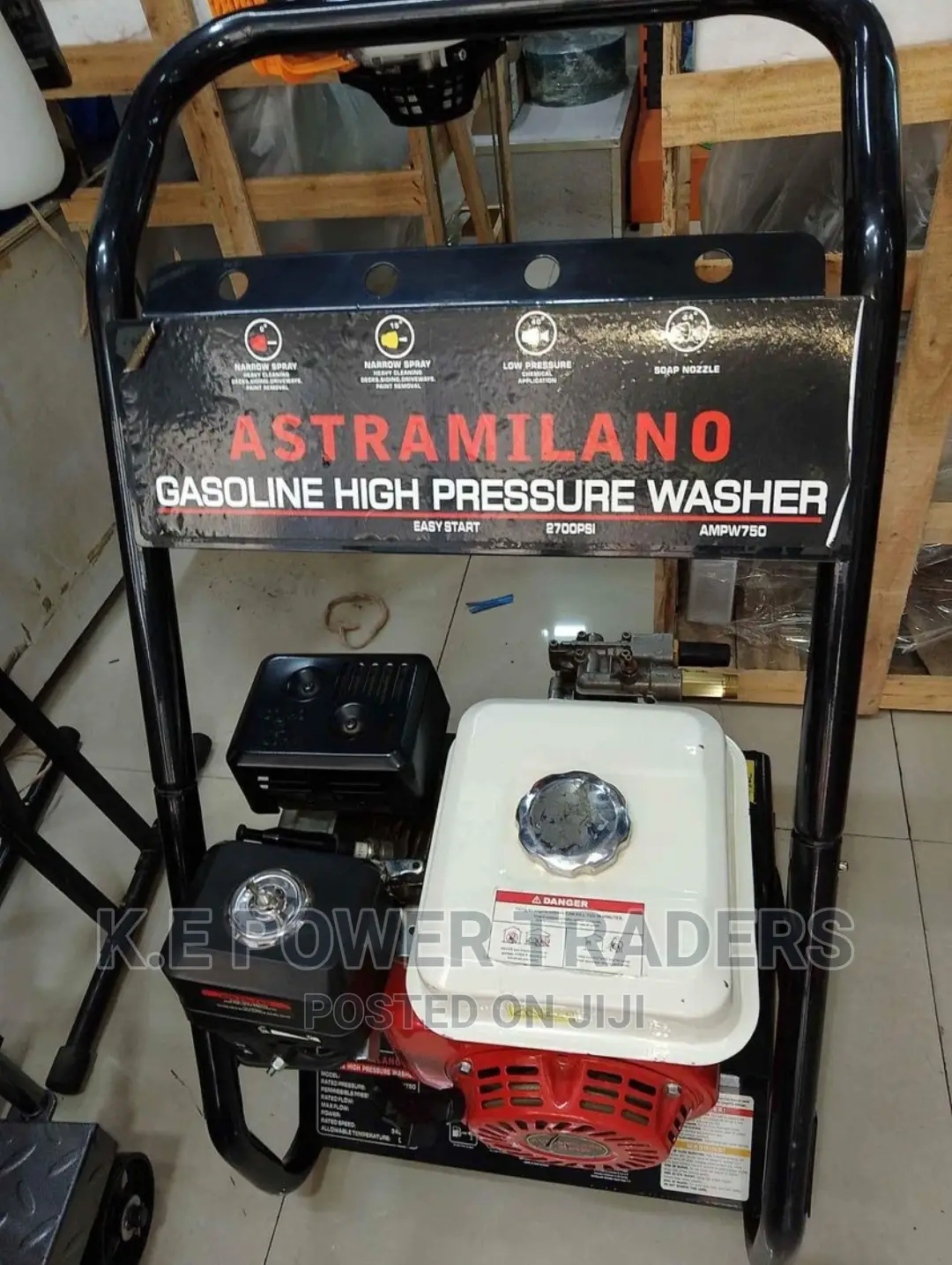Commercial Astramilano 2700PSI High Pressure Washer Machine