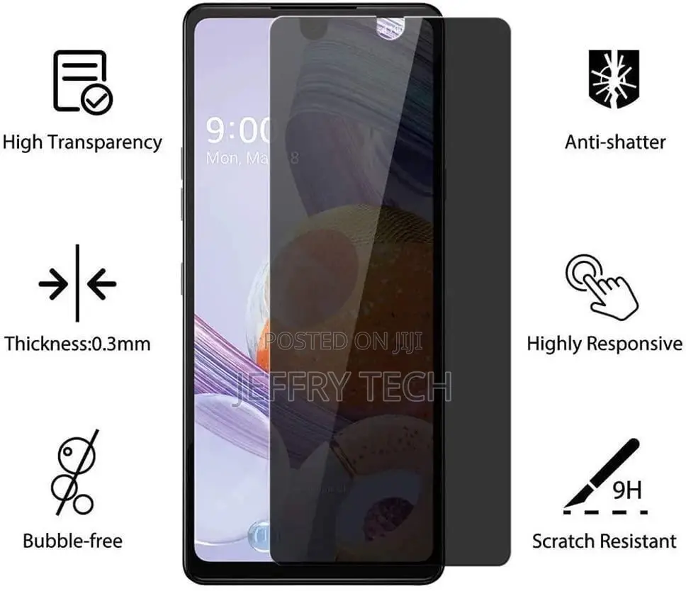 Samsung Galaxy A23 5g/A33 ANTI SPY Tempered Glass Privacy Sc