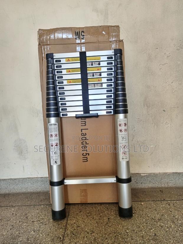Aluminum Single Telescopic Ladder 5mtrs/16.5ft - thumbnail 4