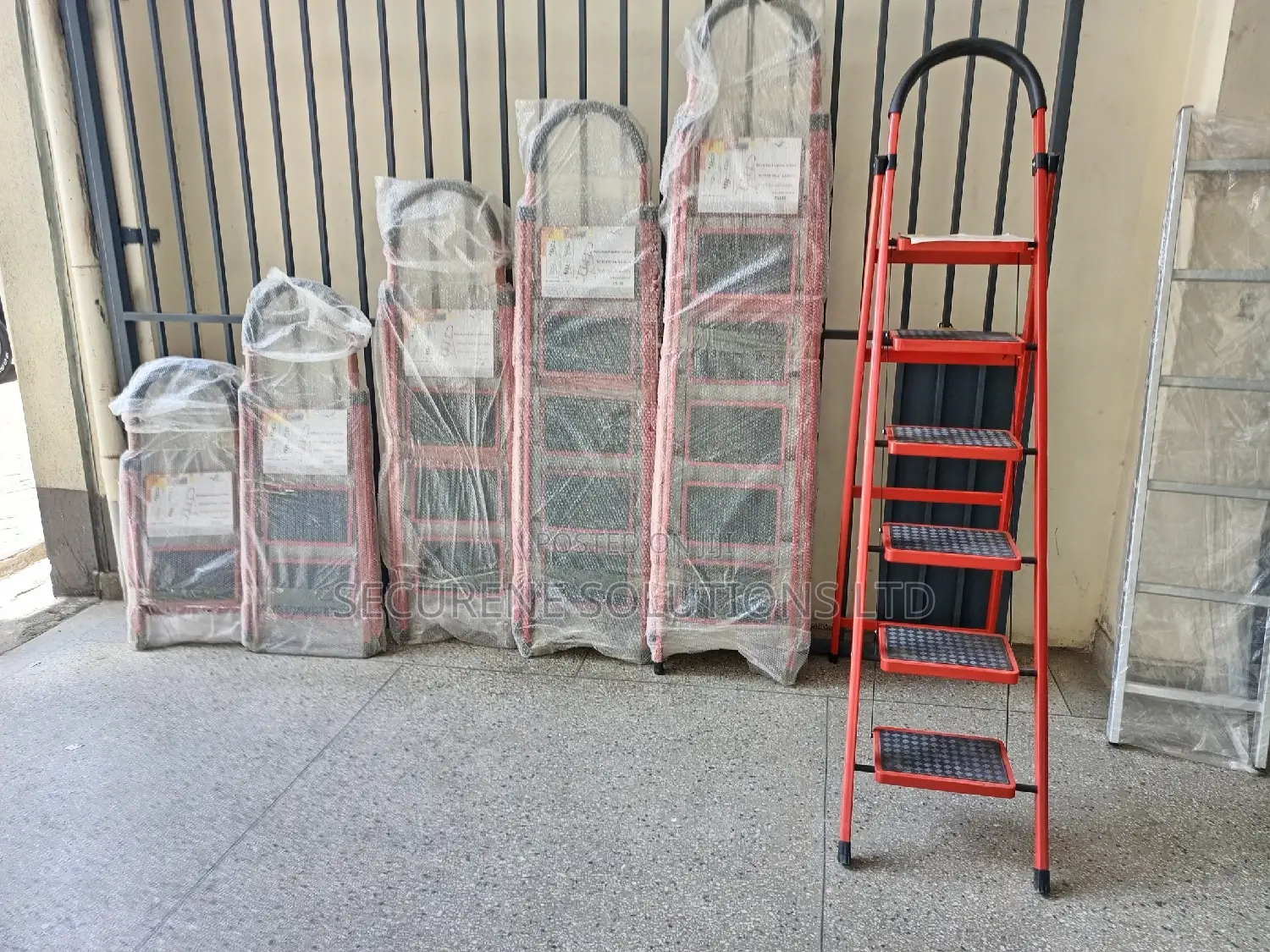 A Type Ladders Steel 2,3,4,5 6steps House Hold/Kitchen