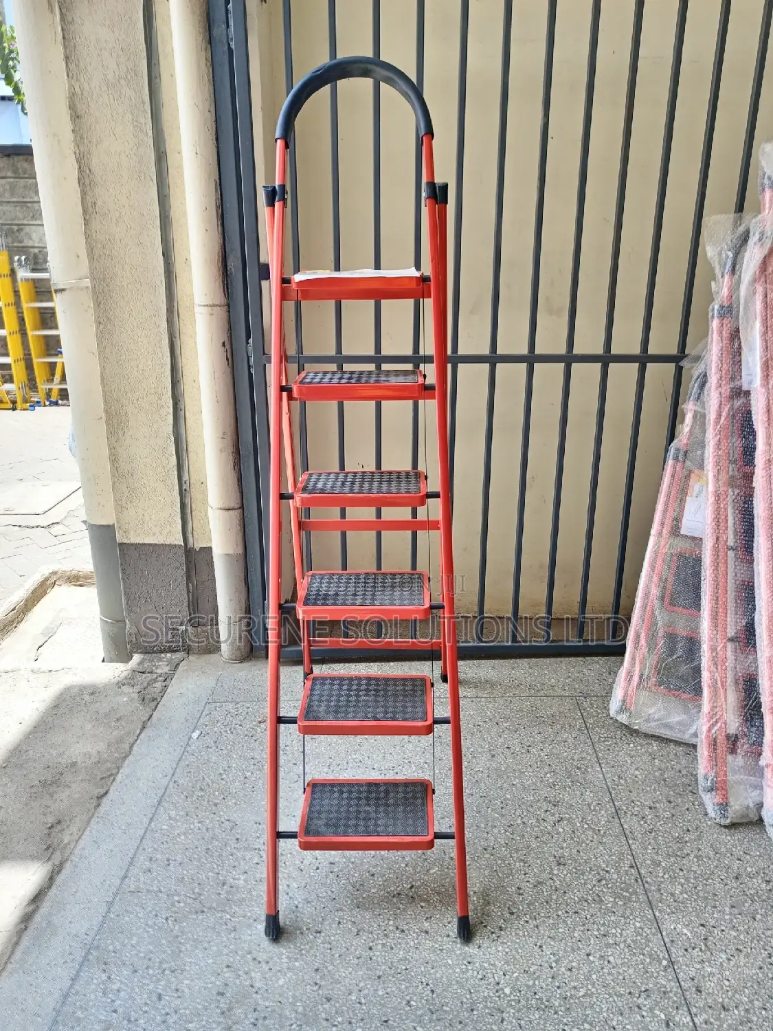 6 Steps Steel House Hold a Type Ladder Kitchen
