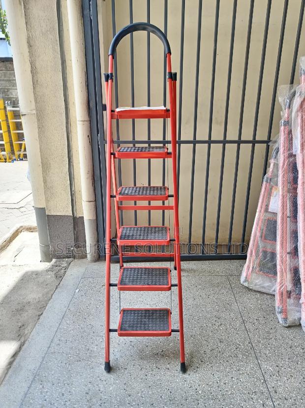 6 Steps Steel House Hold a Type Ladder Kitchen