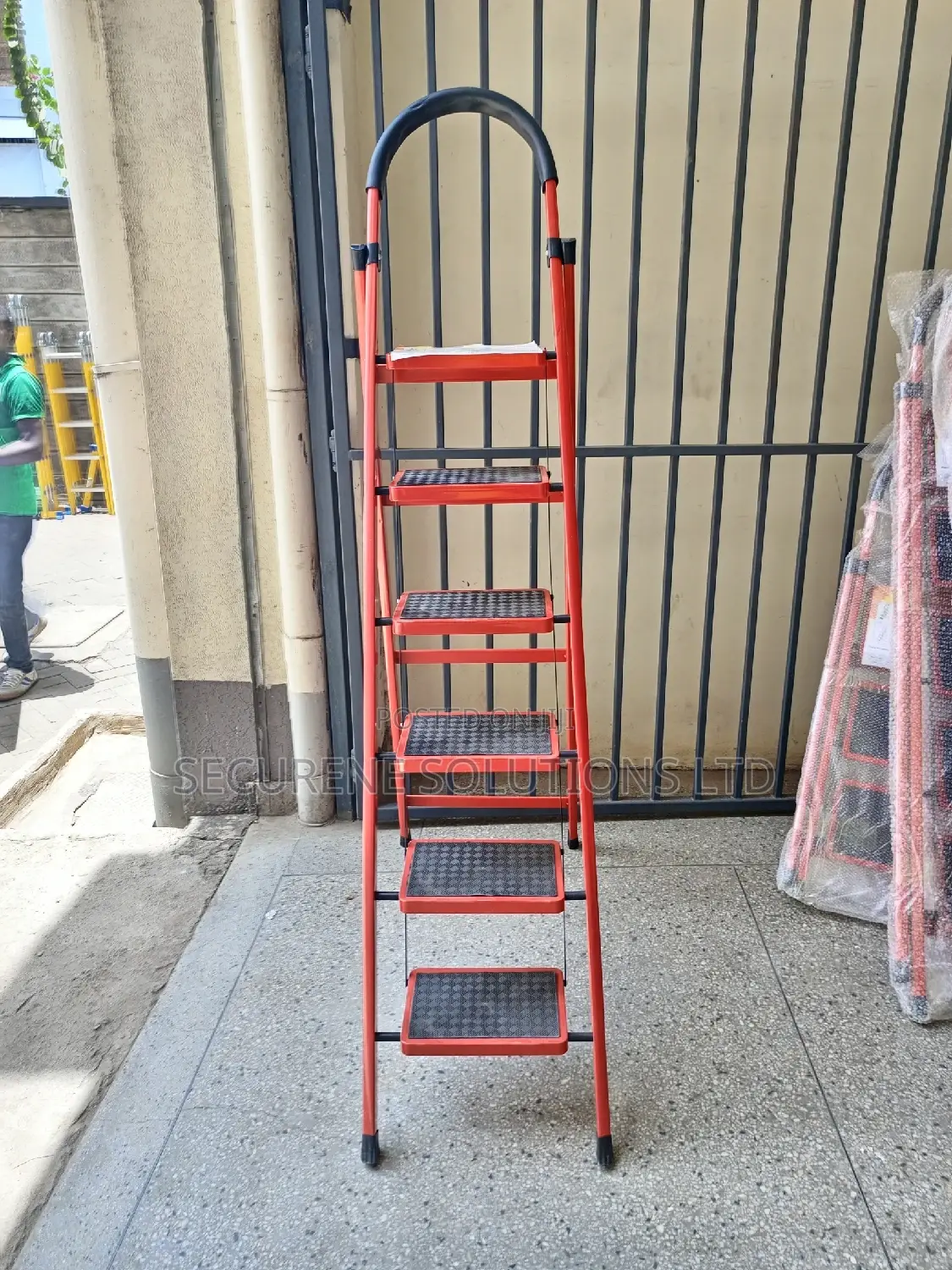 6 Steps Steel House Hold a Type Ladder Kitchen