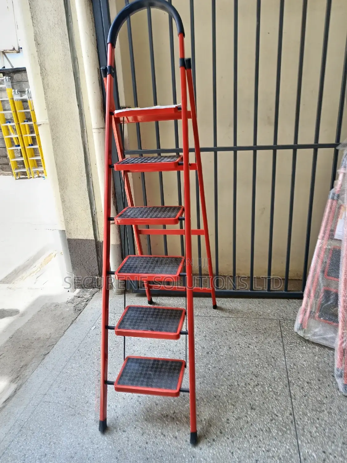 6 Steps Steel House Hold a Type Ladder Kitchen